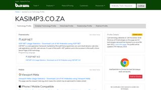 kasimp3.co.za Technology Profile - BuiltWith