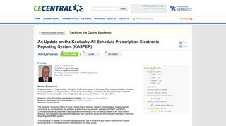 An Update on the Kentucky All Schedule Prescription Electronic ...