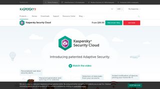 New Adaptive Security | Kaspersky Security Cloud 2019 | Kaspersky Lab