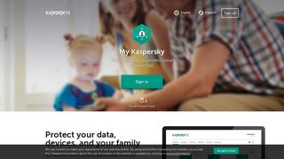 Welcome to My Kaspersky!