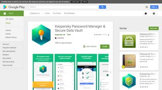 Kaspersky Password Manager & Secure Data Vault - Apps on Google ...
