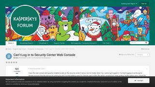 Can't Log in to Security Center Web Console - Protection for ...