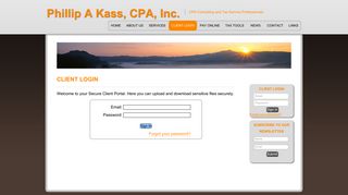 Phillip A. Kass, CPA, Inc.: Client Login