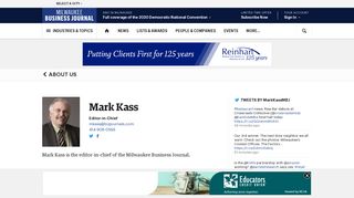 Mark Kass - Milwaukee Business Journal - The Business Journals