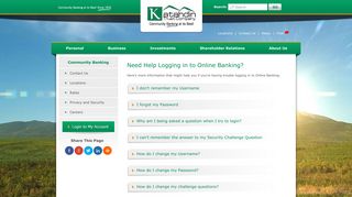 Personal Online Banking Help | Katahdin Trust Company