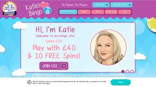 New Bingo Site Katies Bingo Spend £10 get £40 to play