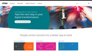 Citrix: People-centric solutions for a better way to work - Citrix