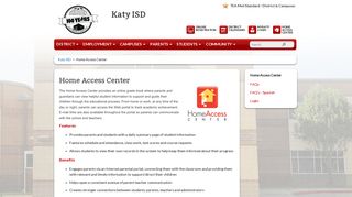Home Access Center - Katy ISD