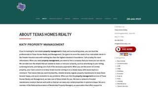 Katy Property Management - Texas Homes Realty & Property ...