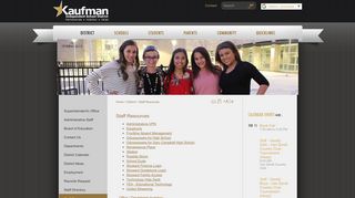 Kaufman ISD: Staff Resources