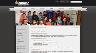 Kaufman ISD: Skyward Family Access
