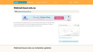 Web Mail Kaust (Webmail.kaust.edu.sa) - Outlook Web App
