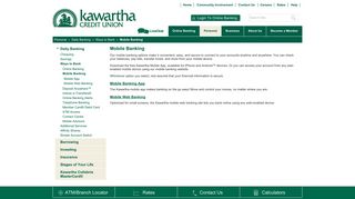 Kawartha Credit Union - Mobile Banking