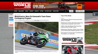 MotoAmerica: More On Kawasaki's Team Green Contingency Program