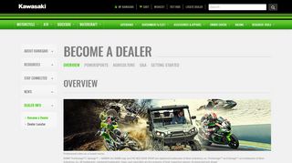 Become a Kawasaki Dealer | Kawasaki Motors Corp., USA