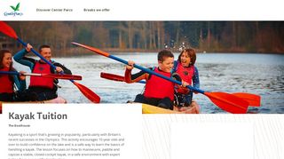Kayak Tuition | Center Parcs