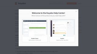Helping your customers sign in to the Help Center - Kayako Support