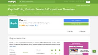 Kaymbu Pricing, Features, Reviews & Comparison of Alternatives ...