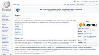 Kaymu - Wikipedia