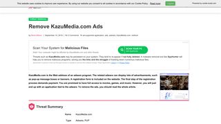 Remove KazuMedia.com Ads - How to, Technology and PC Security ...