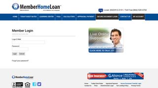 Secure Document Login - Member Home Loan