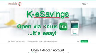 K-eSavings Account - KASIKORNBANK