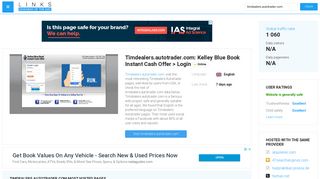 Visit Timdealers.autotrader.com - Kelley Blue Book Instant Cash ...