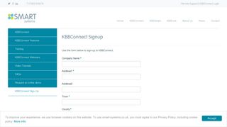 KBBConnect Signup | Smart Systems