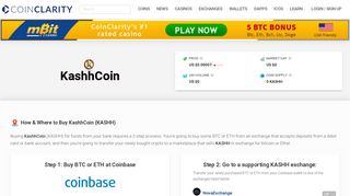 KashhCoin - Price, Wallets & Where To Buy in 2018 - Coin Clarity