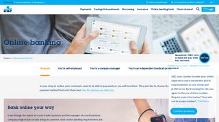 Online banking - KBC Banking & Insurance
