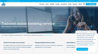 Online banking for business - KBC Banking and Insurance