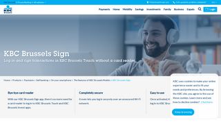 KBC Brussels Sign: Log in and sign transactions in KBC Brussels ...