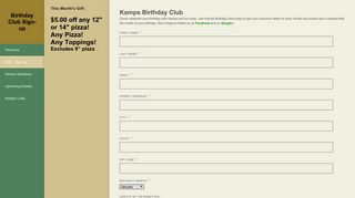 Birthday Club - Kamps Bar