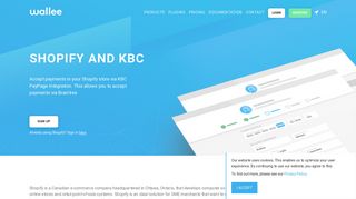 Shopify and KBC | wallee.com