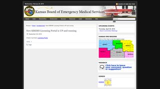New KBEMS Licensing Portal is UP and running : ksbems.org ...
