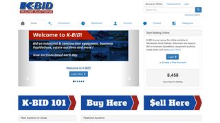 K-BID Online, Inc The Preferred Online Auction Venue in the Upper ...