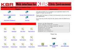 KBR Remote Citrix Application Portal