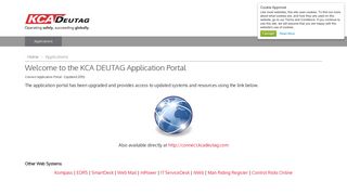 Applications Welcome to the KCA DEUTAG Application Portal