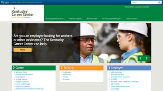 Kentucky Career Center Welcome - Kentucky.gov