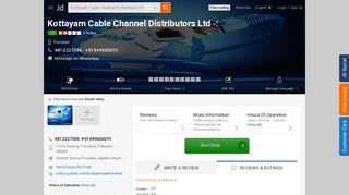 Kottayam Cable Channel Distributors Ltd - KCCDL - Internet Service ...