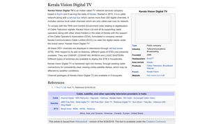 Kerala Vision Digital TV - IPFS