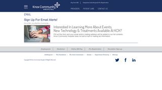 email | Knox Community Hospital