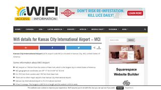 Wifi details for Kansas City International Airport - MCI - Your Airport ...