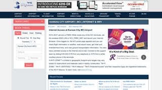 Kansas City MCI Airport Wifi | Internet at Kansas City Airport ... - iFly.com