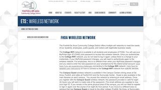Wireless Network - Foothill-De Anza Community College District