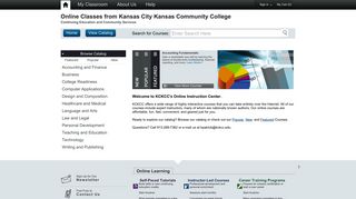Kansas City Kansas Community College - Ed2Go