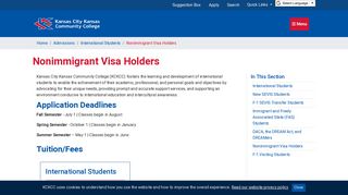 KCKCC | Nonimmigrant Visa Holders