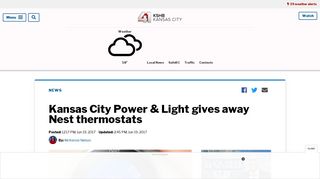 Kansas City Power & Light gives away Nest thermostats