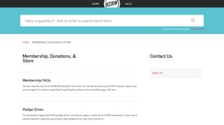 KCRW | Membership, Donations, & Store