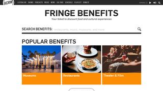 Fringe Benefits | KCRW - KCRW.com